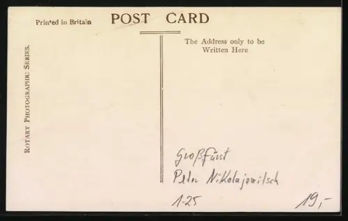 AK Grossfürst Peter Nikolajewitsch von Russland mit König Nicolas von Montenegro und seiner Familie