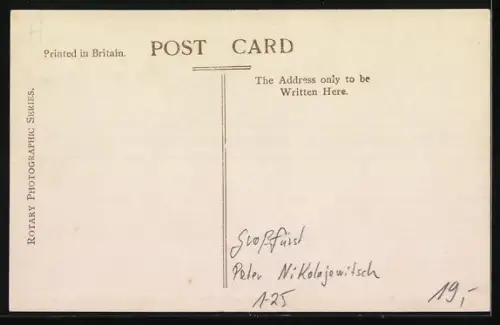 AK Grossfürst Peter Nikolajewitsch von Russland mit König Nicolas von Montenegro und Familie