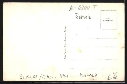 AK Strass /Tirol, Haushaltungsschule Rotholz am Wald