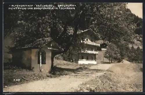 AK Gaschurn /Montafon, Gasthof Edelweiss, Inh. H. Tschaun