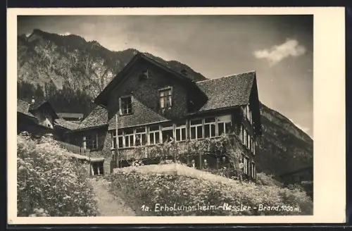 AK Brand, Blick zum Erholungsheim Nessler