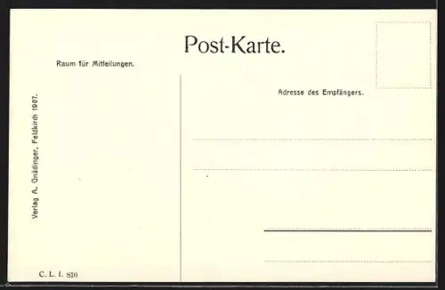 AK Bludenz, Hotel Rätikon, Aussicht auf Bludenz und Klostertal