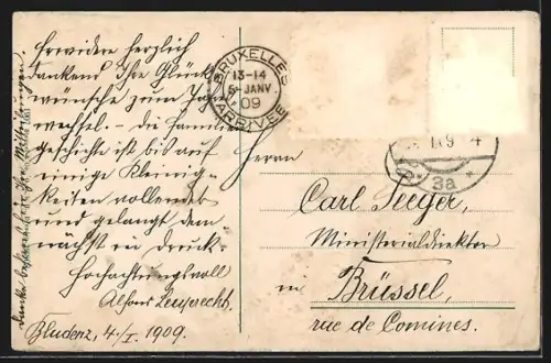 AK Bludenz /Vorarlberg, Blick auf das Schulhaus