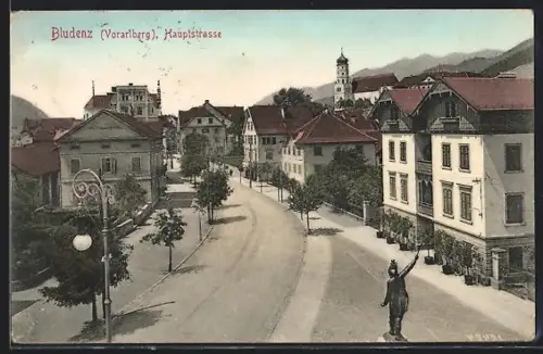 AK Bludenz, Partie in der Hauptstrasse