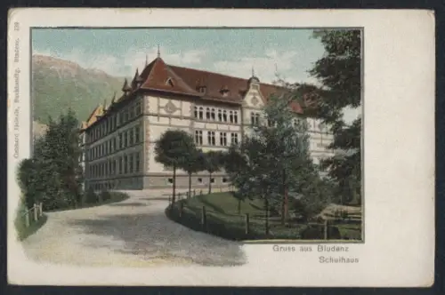 AK Bludenz, Blick zum Schulhaus