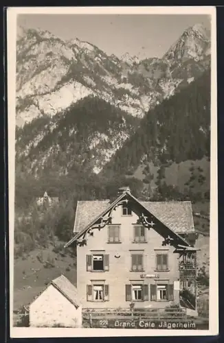 AK Brand, Blick zum Cafe Jägerheim