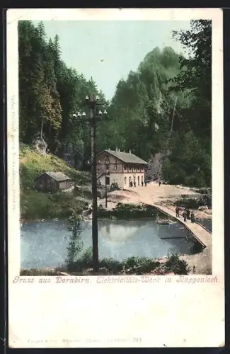 AK Dornbirn, Electricitäts-Werk in Rappenloch