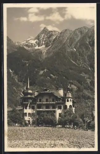 AK Ötz, Hotel 3 Mohren gegen die Berge