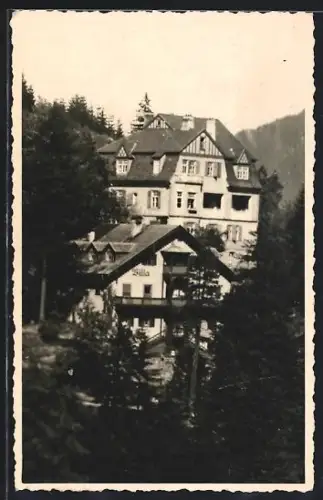 AK Bad Gastein, Blick zur Villa