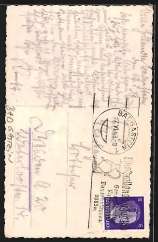 AK Bad Gastein, Blick zur Villa