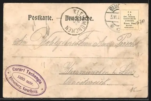 AK Tschengla, Leander Neier`s Wirtschaft Zur Mondspitze