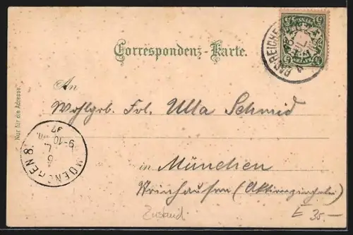 Lithographie Feldkirch /Vorarlberg, Churer-Tor, Pensionat Stella Matutina, Illschlucht