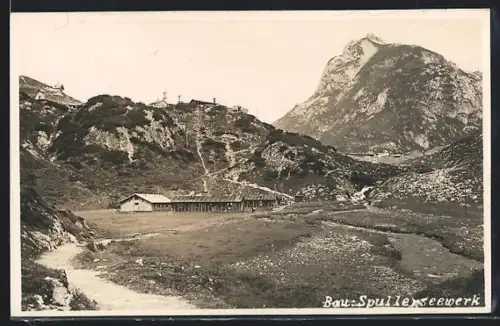 AK Schafberg, Spullerseewerk mit Bergbach