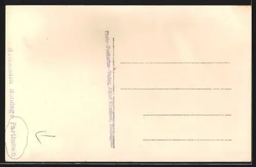 Foto-AK Parthenen, Maschinen Mondage, Innenraum