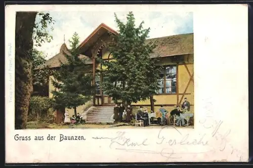 AK Purkersdorf /N.-Oe., Gasthaus in der Baunzen