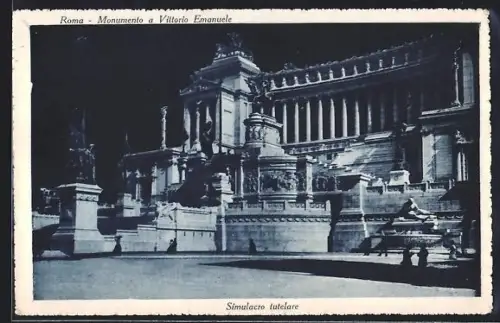 AK Roma, Monumento a Vittorio Emanuele, Simulacro tutelare