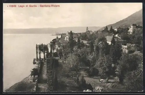 AK Gardone-Riviera /Lago di Garda, Panorama