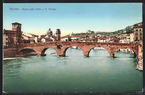 AK Verona, Ponte della Pietra e S. Giorgio