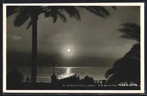 AK Reggio Calabria, Via Marina, Tramonto