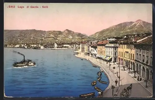 AK Salò /Lago di Garda, Panorama