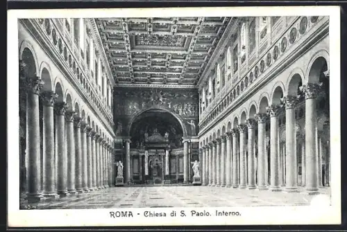 AK Roma, Chiesa di S. Paolo, Interno