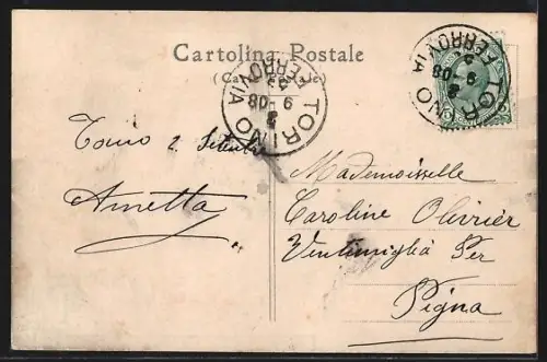 AK Torino, Ponte in Pietra sul Po