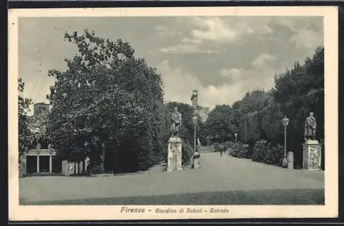 AK Firenze, Giardino di Boboli, Entrata