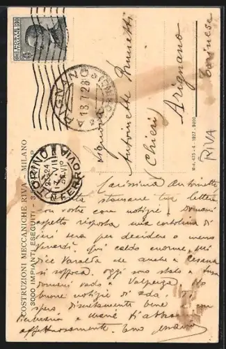 AK Riva, Turbine Riva, Costruzioni Meccaniche Riva Milano