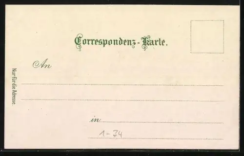 AK Ferdinand Graf Beust im Porträt