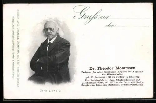AK Altertumsforscher Dr. Theodor Mommsen