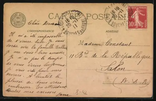 AK Montreux, Panorama, Reklame Chocolat Séchaud