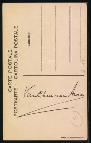 AK Schweizer Gebirgspost, Postkutsche kommt aus einem Tunnel