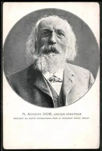 AK M. Auguste Dide im Porträt