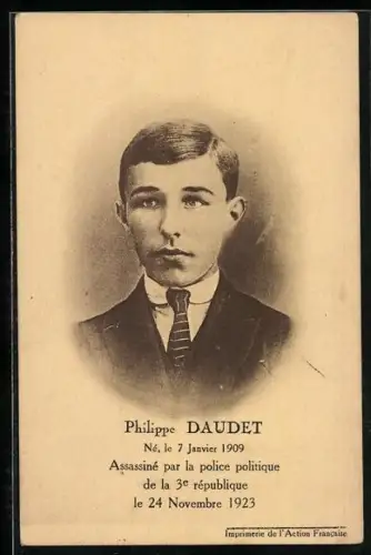 AK Philippe Daudet im Porträt