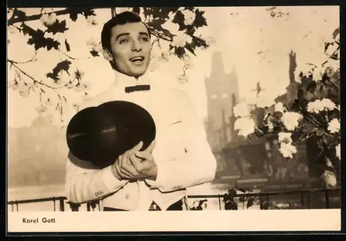 AK Portrait des Sängers Karel Gott