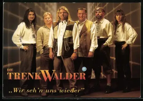 AK Musiker der Gruppe Die Trenkwalder lächeln in die Kamera