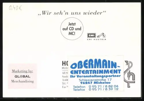 AK Musiker der Gruppe Die Trenkwalder lächeln in die Kamera