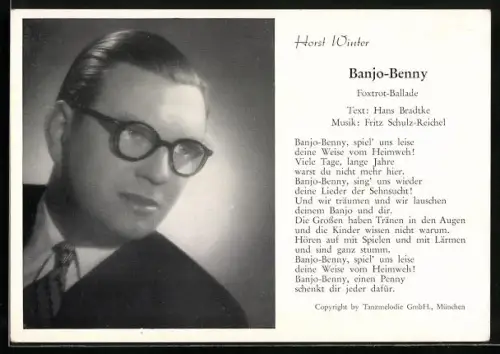 AK Horst Winter, Musiker, Lied: Banjo-Benny