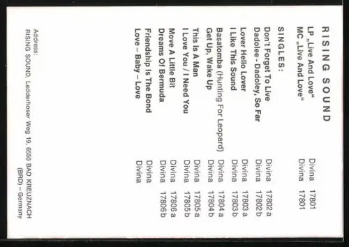 AK Musiker der Band Rising Sound in Bühnenoutfits, Autogramme