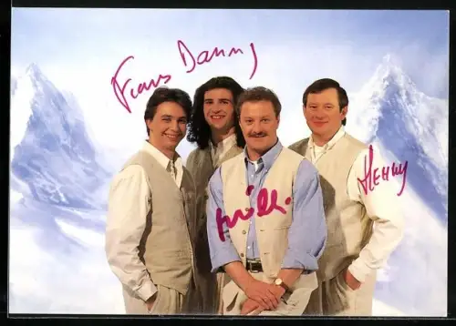 AK Musiker Willi Seitz und seine Freunde, Autogramme