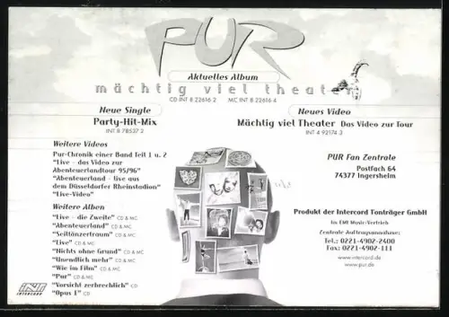 AK Musiker der Band Pur in Jeansjacken, Autogramme