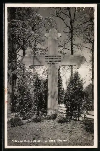 AK Rhenen, Grebbe, Militaire Begraafplaats
