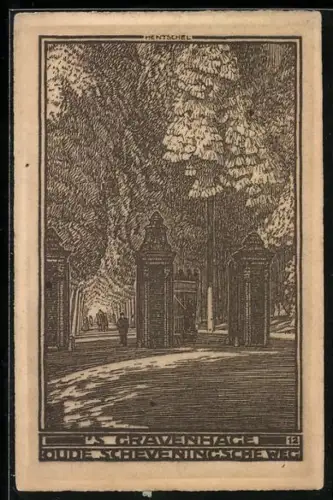 AK `s Gravenhage, Oude Scheveningsche Weg