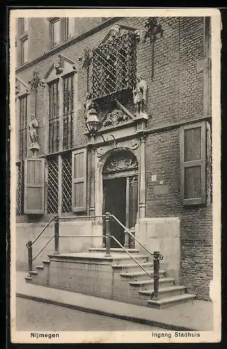AK Nijmegen, Ingang Stadhuis
