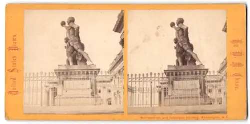 Stereo-Fotografie W. A. Chase, Ansicht Washington D.C., Metropolitan Scenery