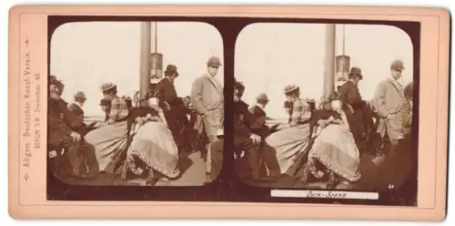 Stereo-Fotografie Allg. Deutscher Kunst-Verein, Berlin, Deck-Scene