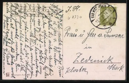 Künstler-AK Ernst Kutzer: Richard Wagner: Bad Kissingen, Neues Kgl. Konversationshaus