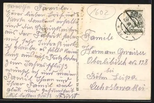 AK Thüringen /Vlbg., Kirche mit Friedhof