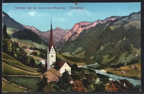 AK Sonntag, Ortspanorama