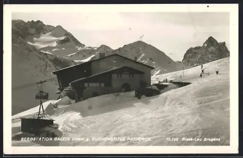 AK Galzig, Seilbahn gegen Kuchenspitze Patteriol